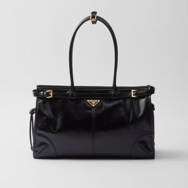 Prada Bonnie Large Leather Handbag