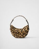 Prada Arqué printed leather shoulder bag