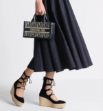 East-West Dior Book Tote with strap