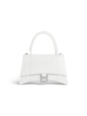 HOURGLASS Crocodile embossed small handbag