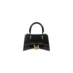 HOURGLASS plus small crocodile embossed handbag