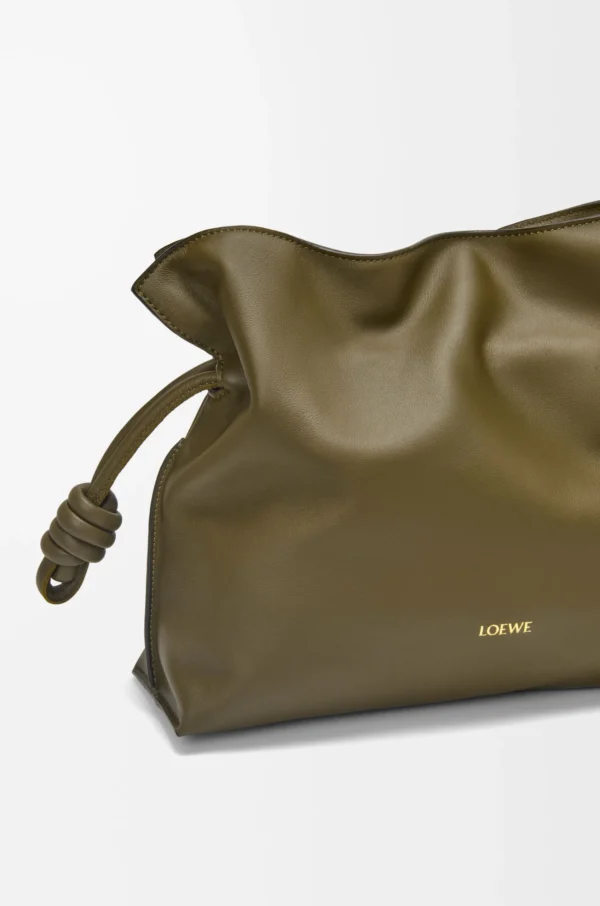 Medium Flamenco clutch in nappa calfskin