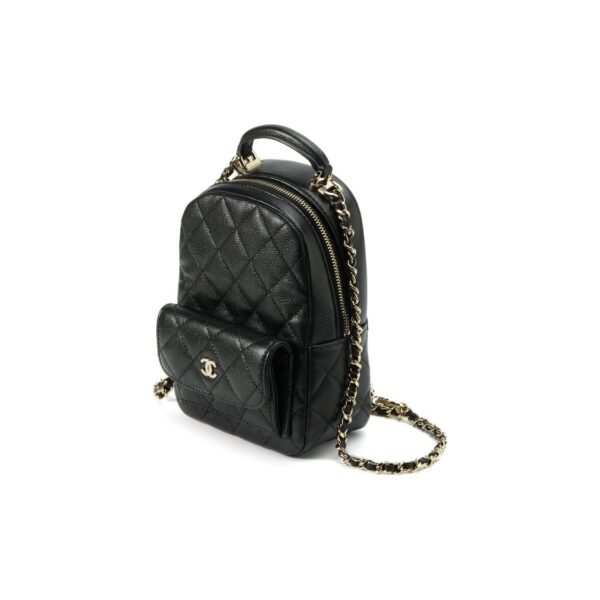 CHANEL MINI BACKPACK BLACK