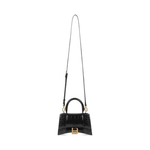 HOURGLASS plus small crocodile embossed handbag