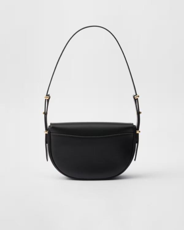 Prada Arqué flip leather shoulder bag