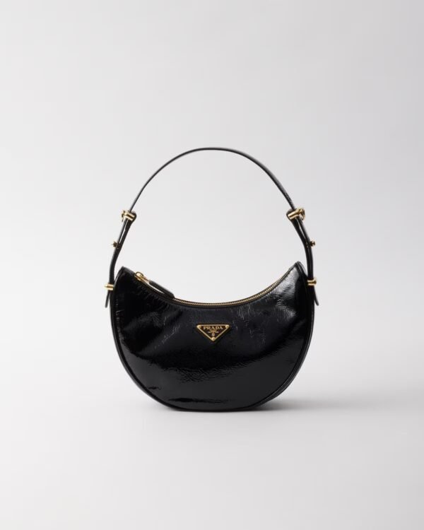 Prada Arqué Naplak Painted Leather Shoulder Bag