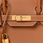 Epsom Birkin 30 Gold