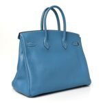 Taurillon Clemence Birkin 35 Blue Jean