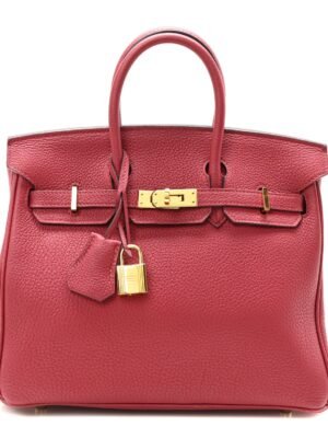 Togo Birkin 25 Rouge Grenat